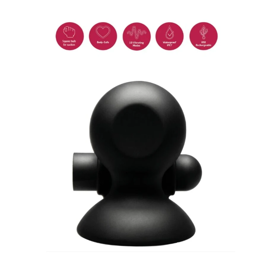 SHE.E.O - RECHARGEABLE VIBRATING NIPPLE SUCTION GEL